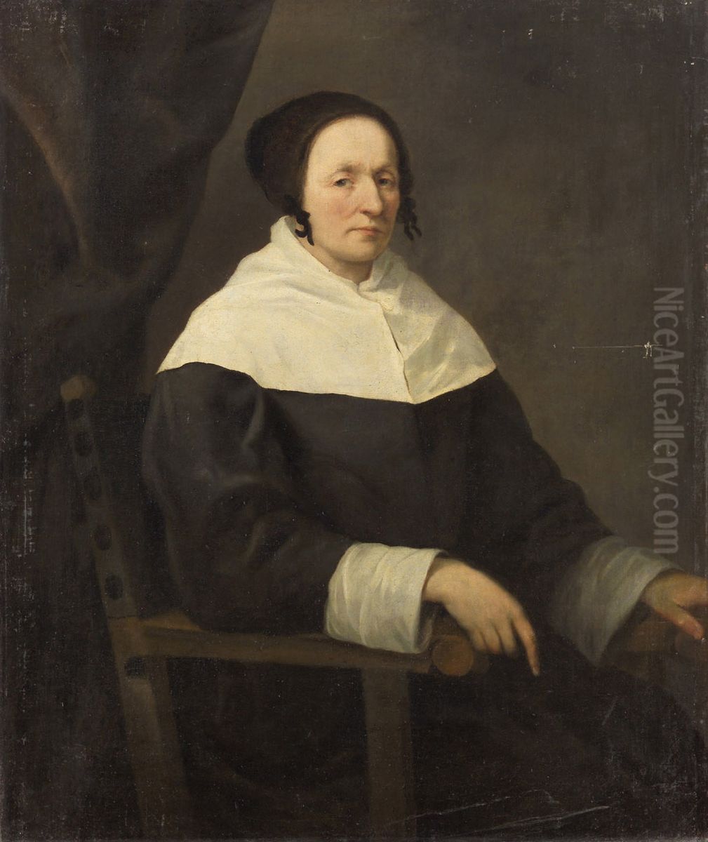 Bildnis einer alteren Dame Oil Painting by Sir Anthony Van Dyck