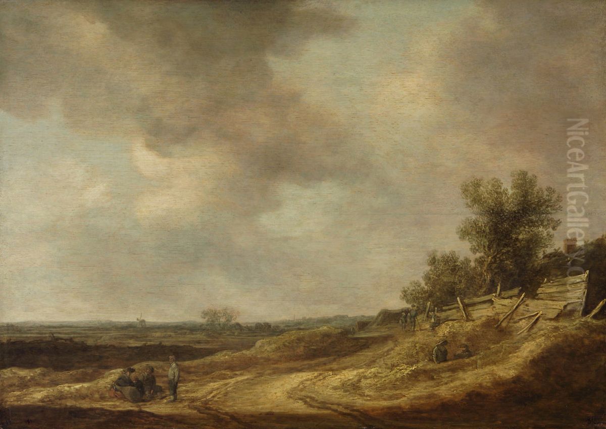 Vlak landschap Oil Painting by Jan van Goyen