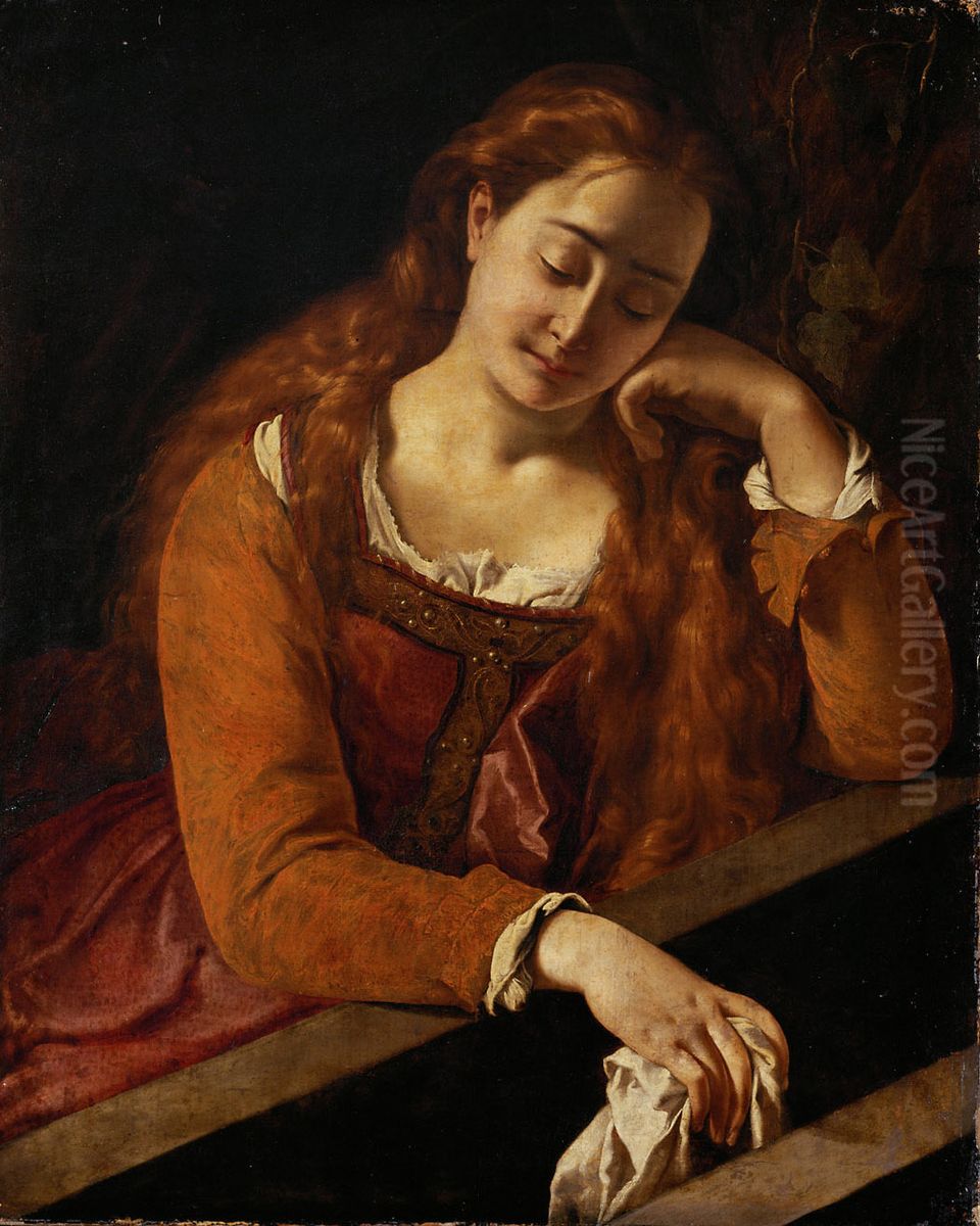 Mary Magdalene Oil Painting by Antiveduto Grammatica