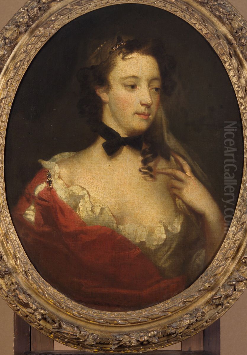 Bildnis einer Dame Oil Painting by James Latham