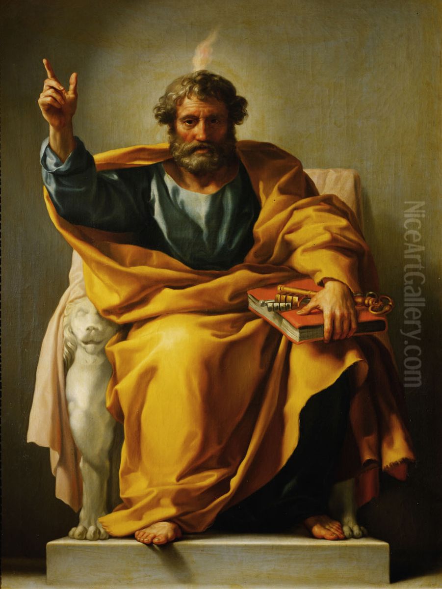 Apostel Petrus Oil Painting by Anton Raphael Mengs