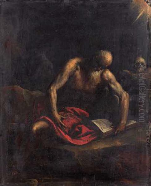 Hl. Hieronymus Oil Painting by Palma il Giovane