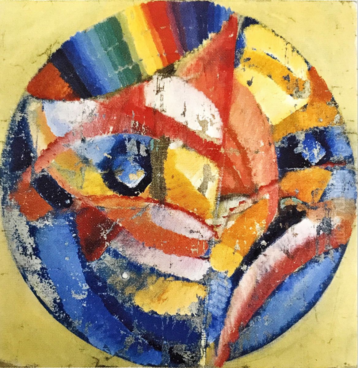 <<Cvetovaa kompozicia>> Oil Painting by Olga Rozanova