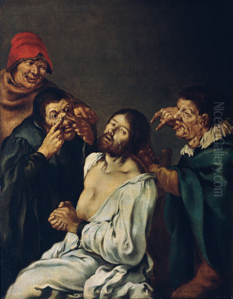 The mocking of Christ Oil Painting by Karel Skreta