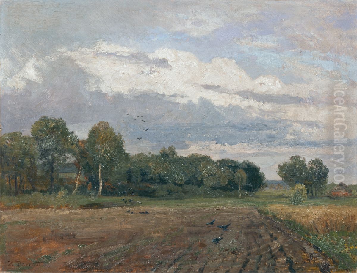 Nordische Landschaft Oil Painting by Hugo Darnaut