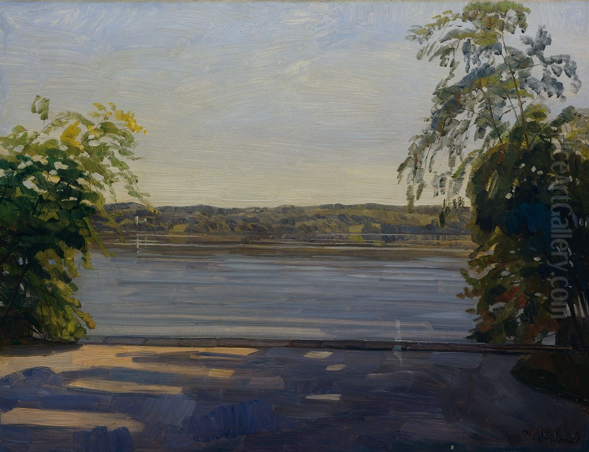 Starnberger See Oil Painting by Wilhelm Heinrich Trutbner