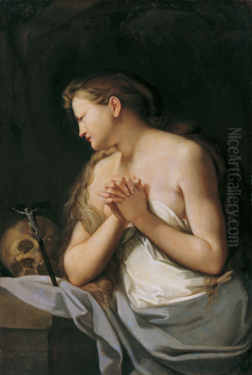 Die bussende heilige Maria Magdalena Oil Painting by Francisek Karel Remb