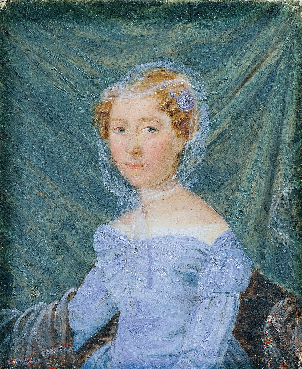 Frau Theresia Rupprecht Oil Painting by Ferdinand Georg Waldmuller