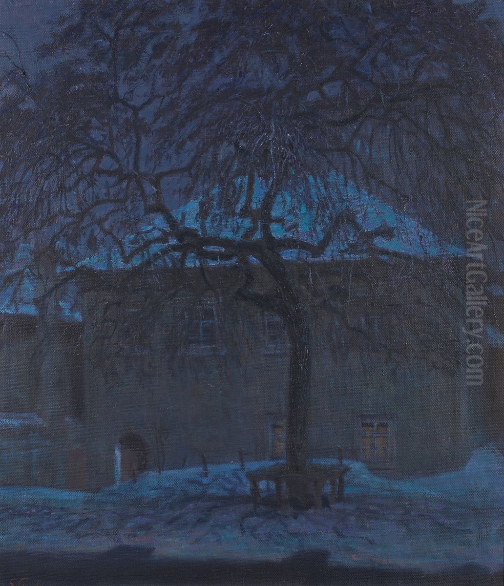 Mesnerhaus in Melk Oil Painting by Ernst Stohr