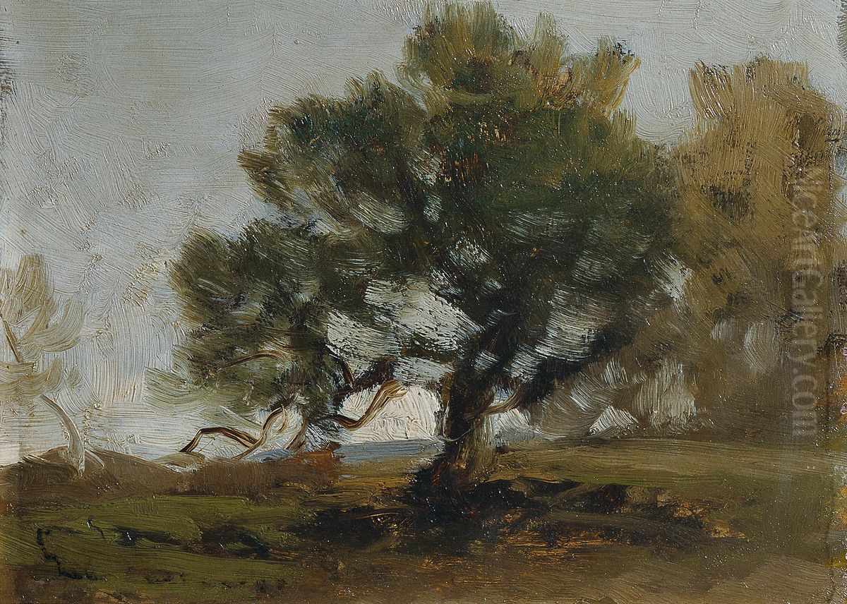Landschaft Oil Painting by Ludwig Willroider