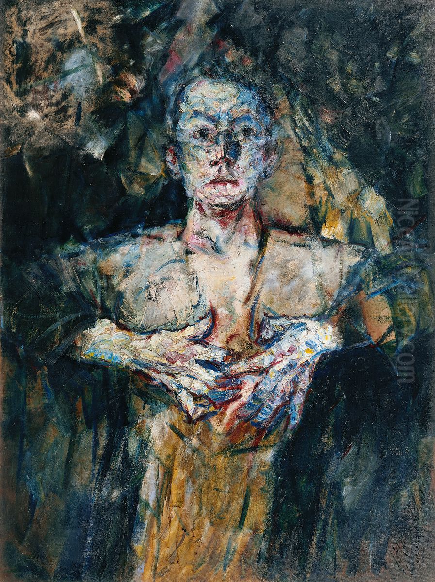 Bekenntnis Oil Painting by Fritz Schwarz-Waldegg