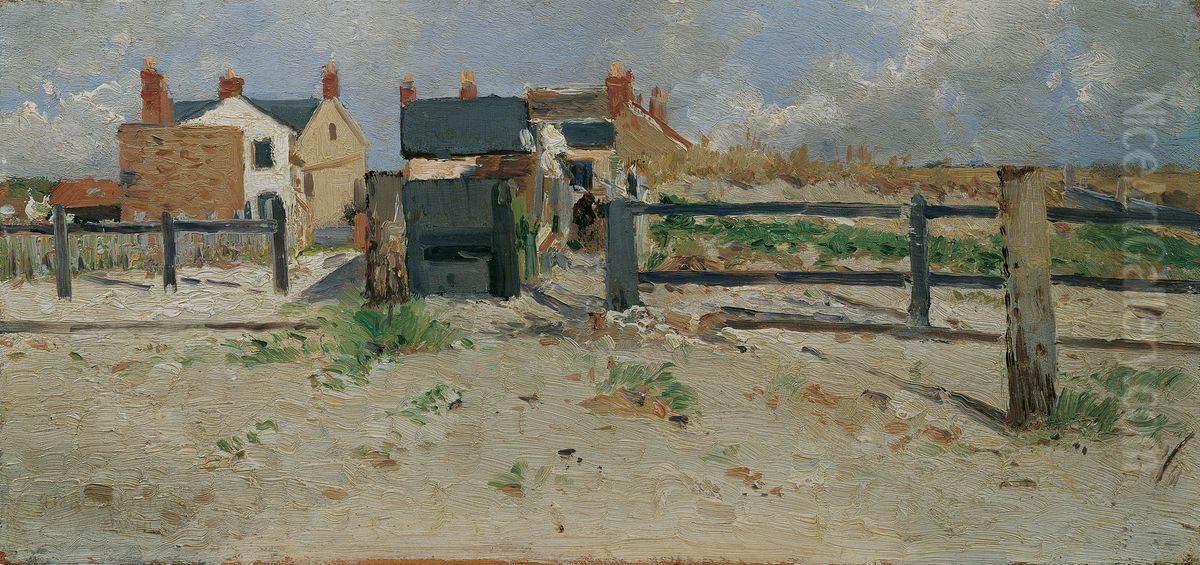 Individual Houses on Jersey Oil Painting by Theodor von Hormann