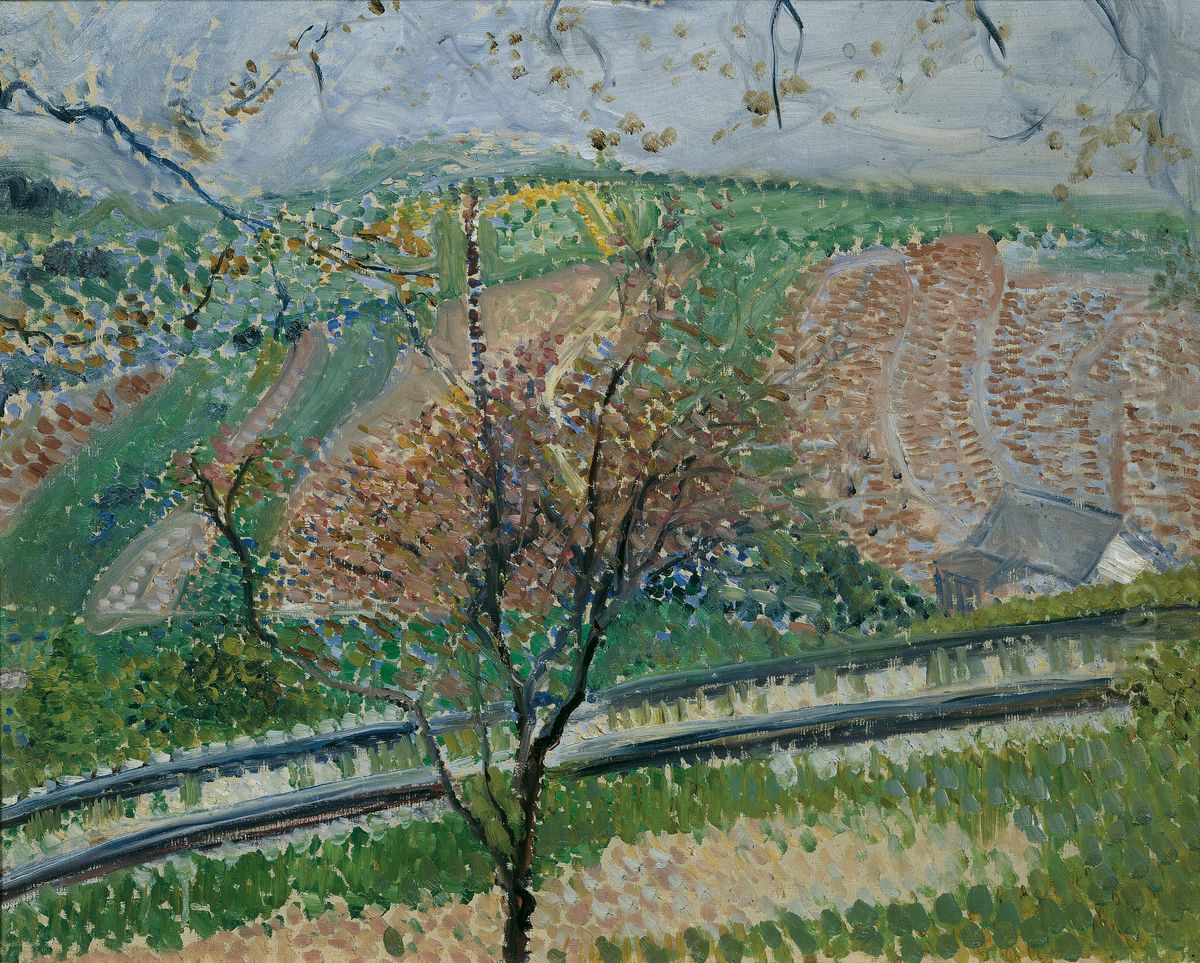 Railway to the Kahlenberg Oil Painting by Richard Gerstl