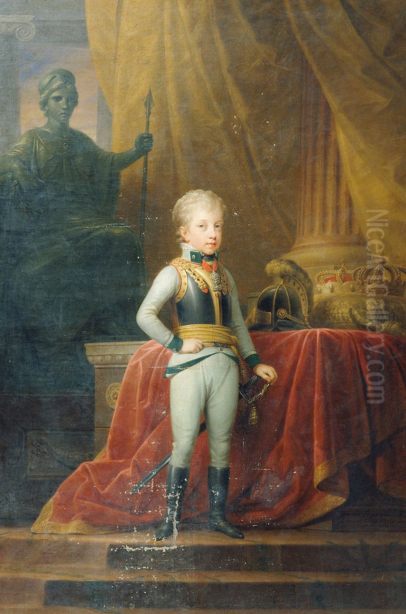 Erzherzog Ferdinand als Kind Oil Painting by Heinrich Fuger