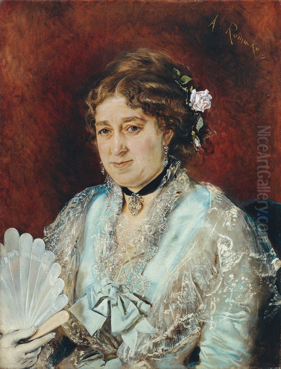 Babette Tapecierer Oil Painting by Anton Romako