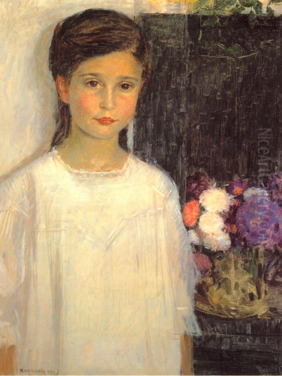 Mira Bauer Oil Painting by Max Kurzweil