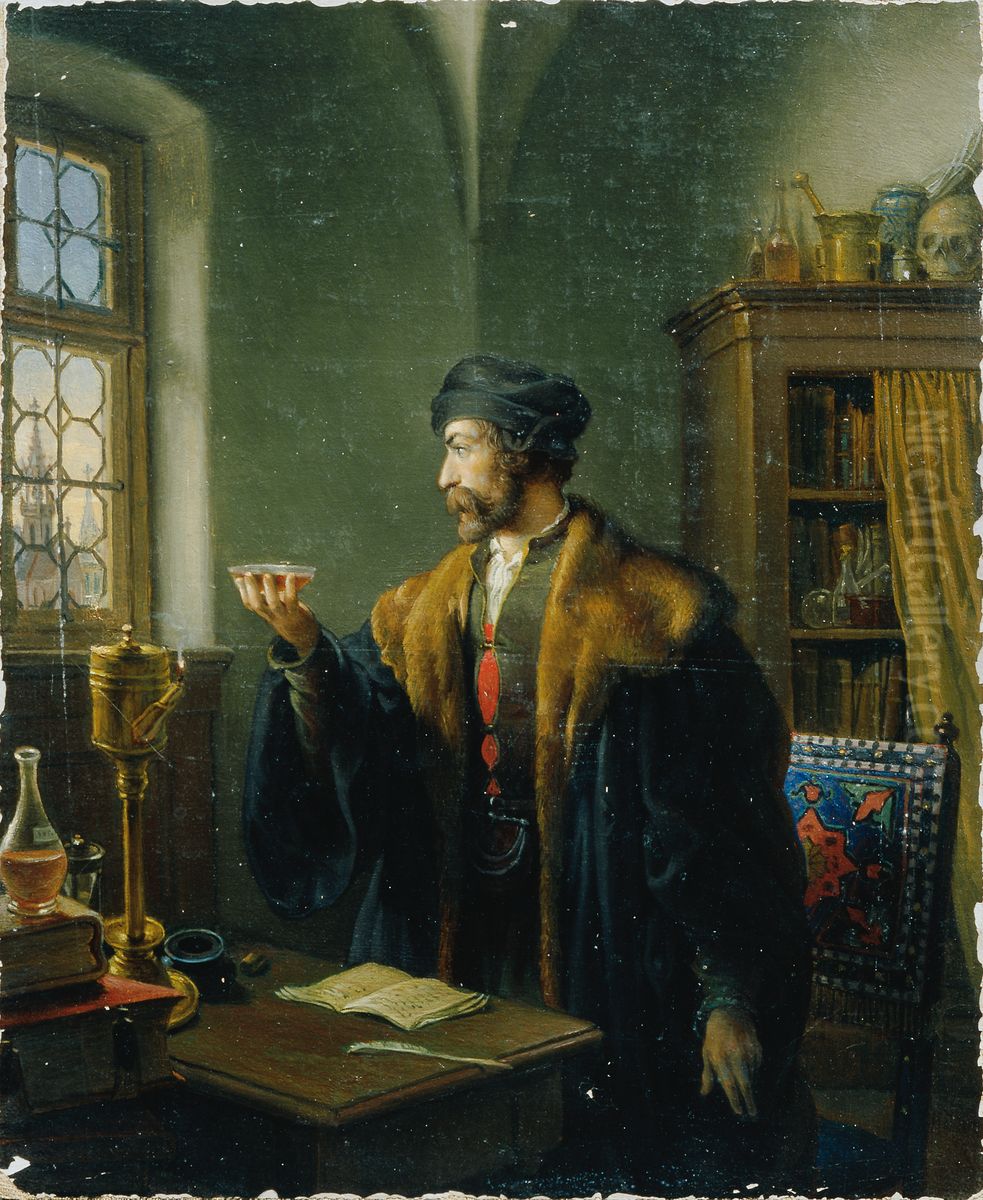 Faust am Ostermorgen Oil Painting by Johann Peter Krafft
