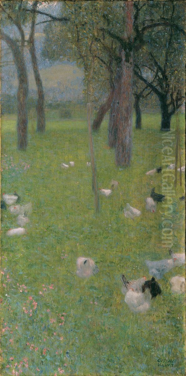 Nach dem Regen Oil Painting by Gustav Klimt