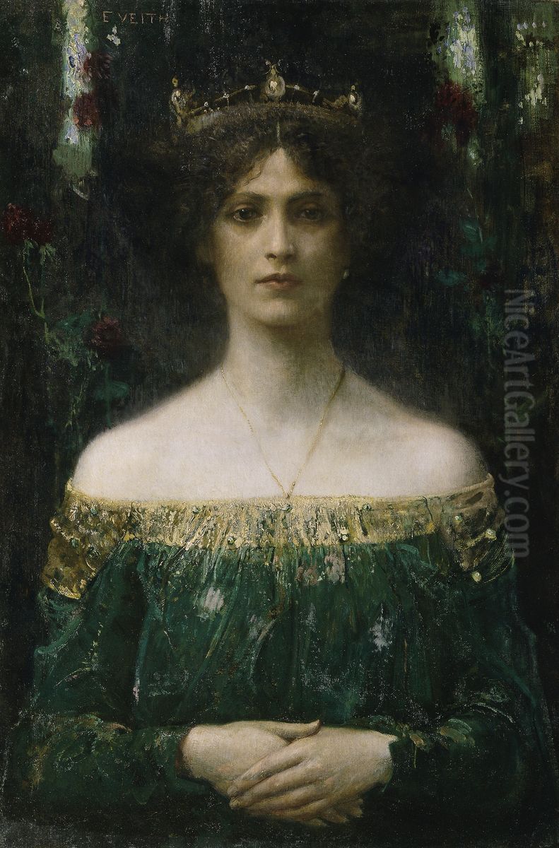 The King's Daughter Oil Painting by Eduard Veith