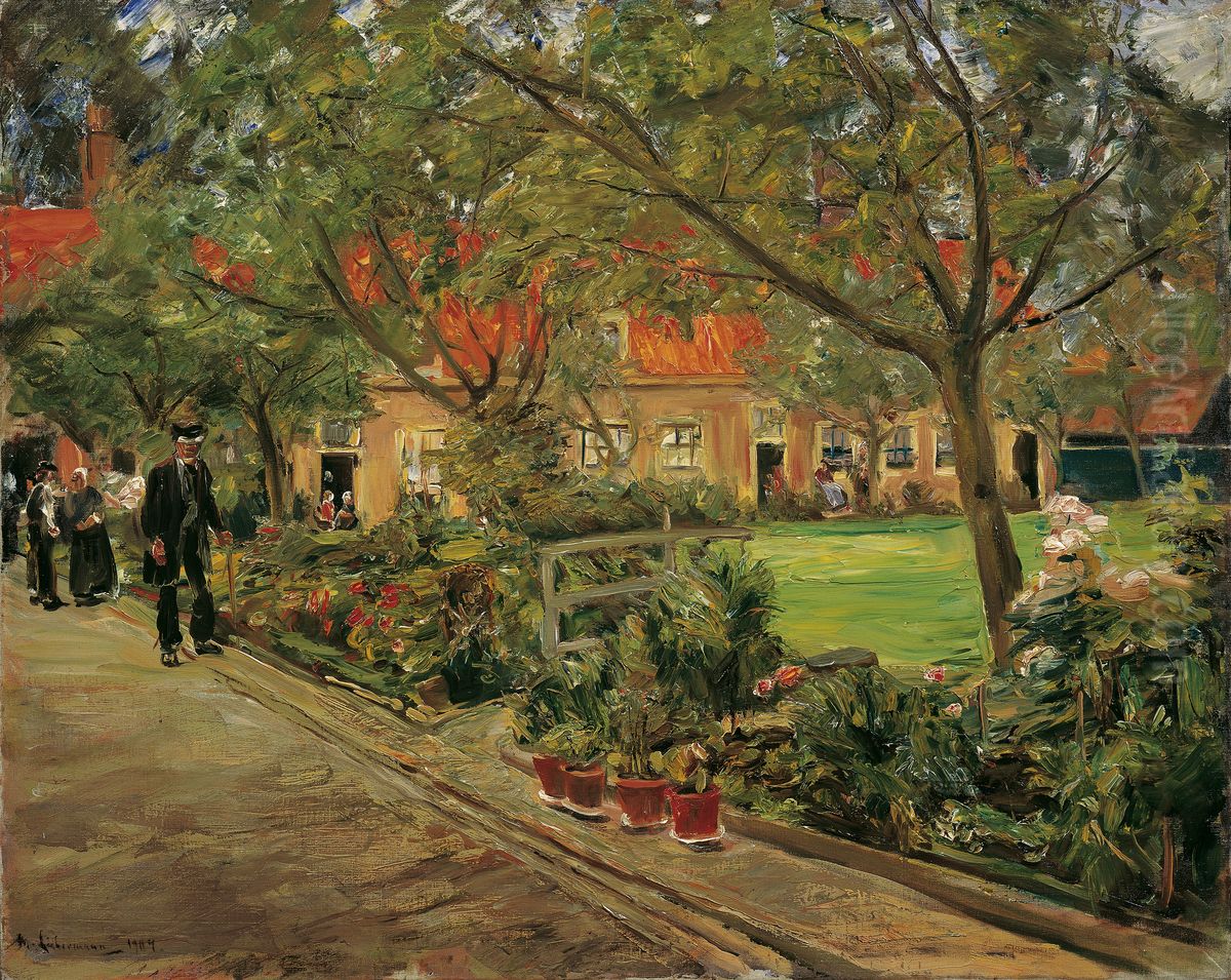 Spitalgarten in Edam Oil Painting by Max Liebermann