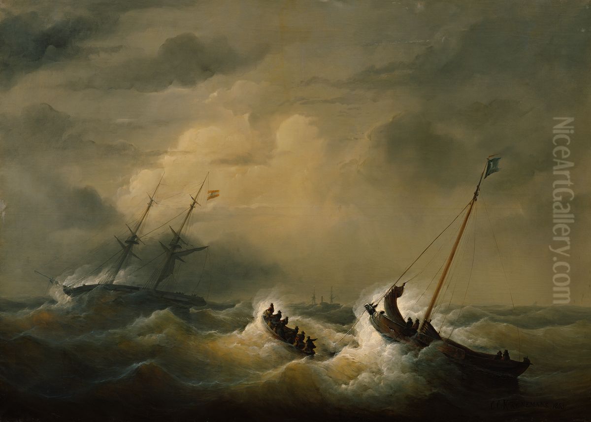 The Rescue of the Crew of the Austrian Brig 