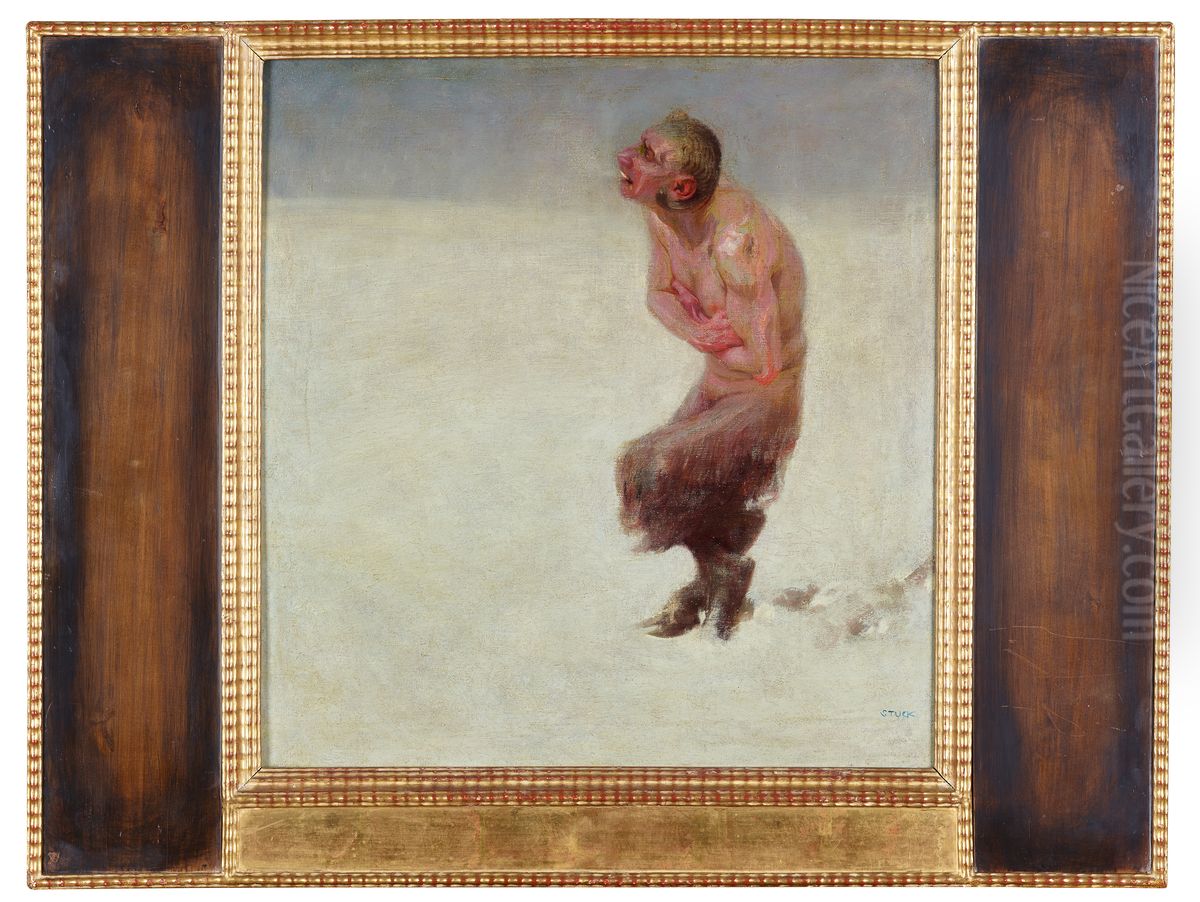 Verirrt Oil Painting by Franz Stuck