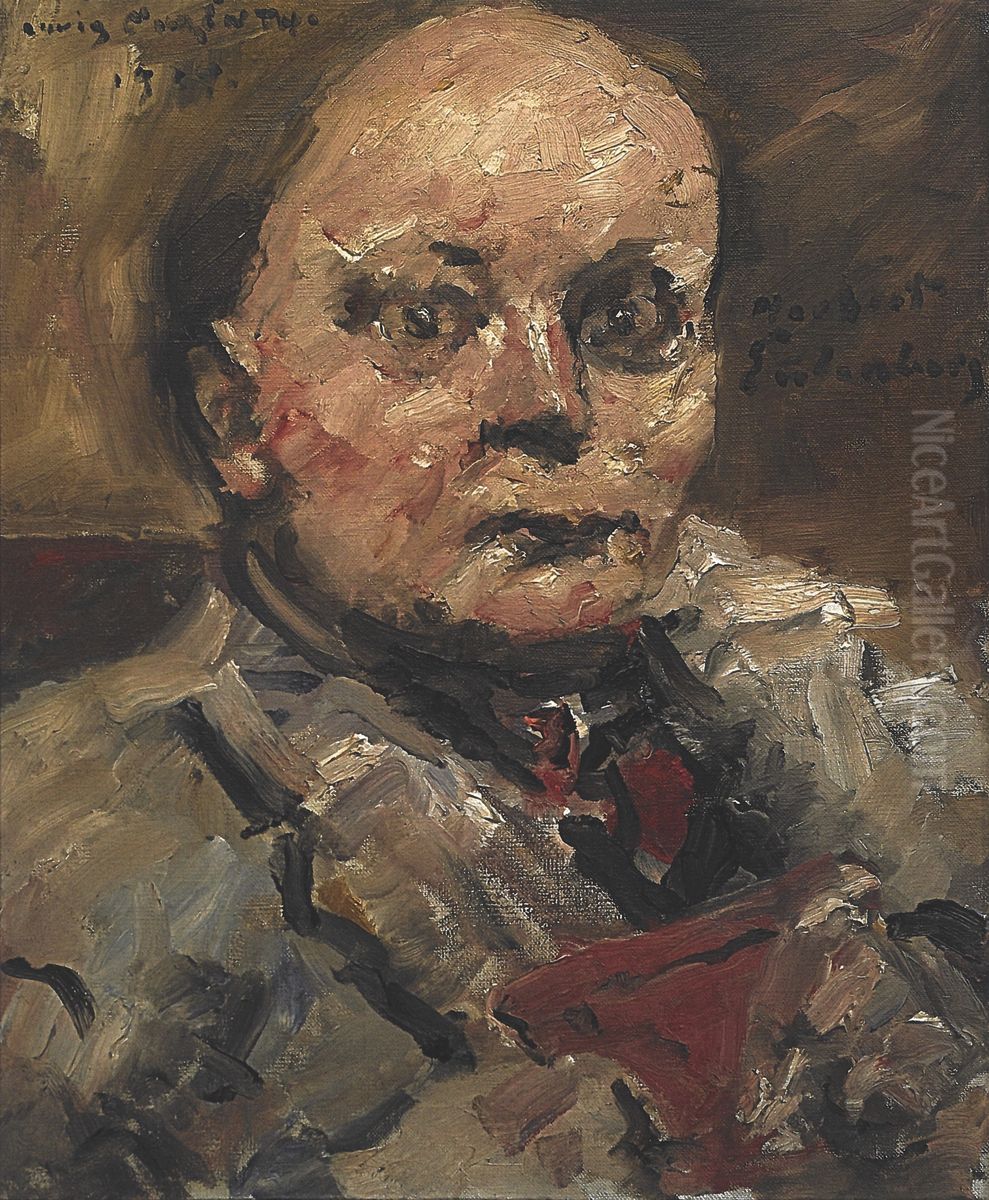 Herbert Eulenberg Oil Painting by Lovis (Franz Heinrich Louis) Corinth