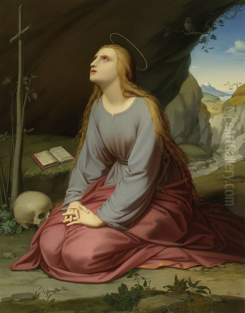 Saint Mary Magdalene Oil Painting by Gebhard Flatz