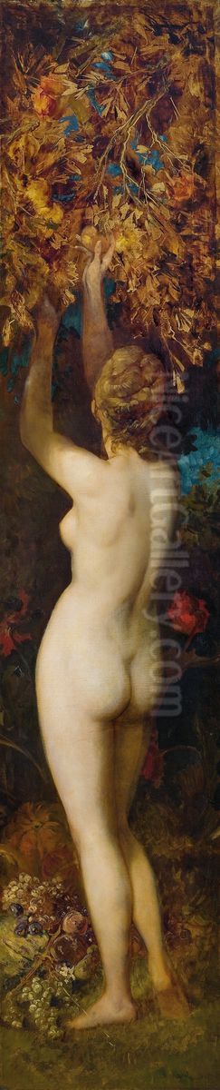 Die funf Sinne: Der Geschmack Oil Painting by Hans Makart