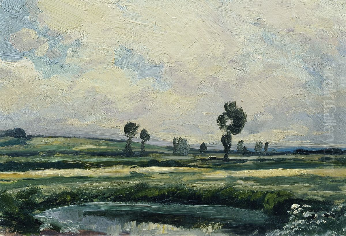 Elbeland (aus der Mappe ,,16 Ansichten tschechischer Landschaften 'Ceska Krajina'