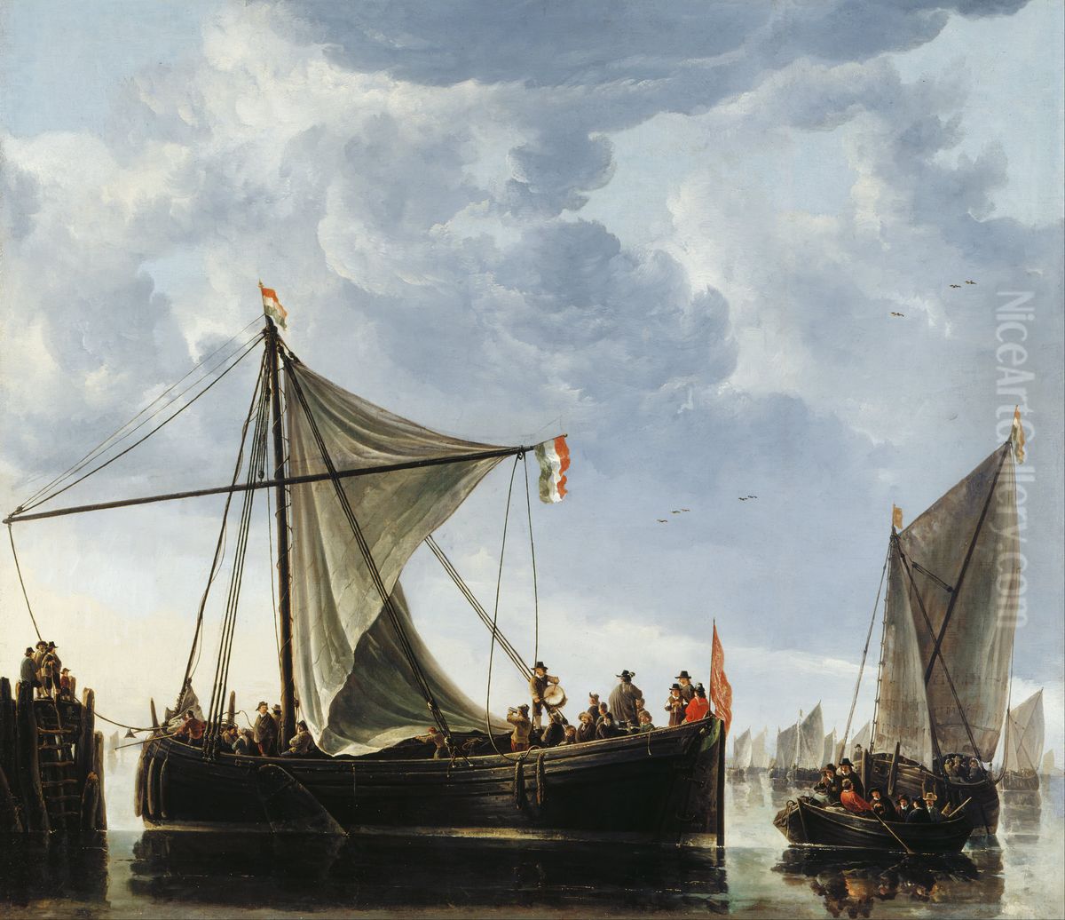 The Passage Boat Oil Painting by Aelbert Cuyp