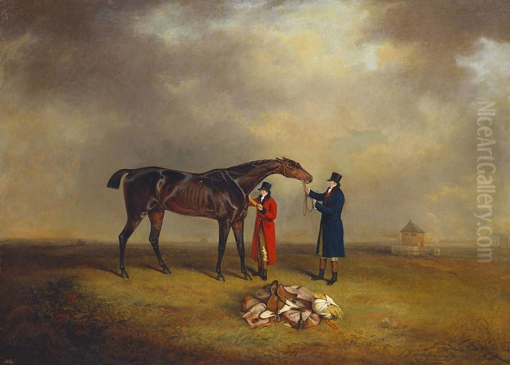 Orville with Francis Smallman Oil Painting by Henry Bernard Chalon