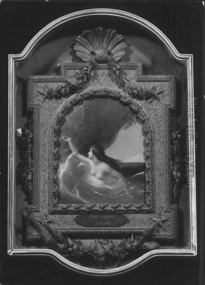 A Sea Nymph Oil Painting by William Edward Frost