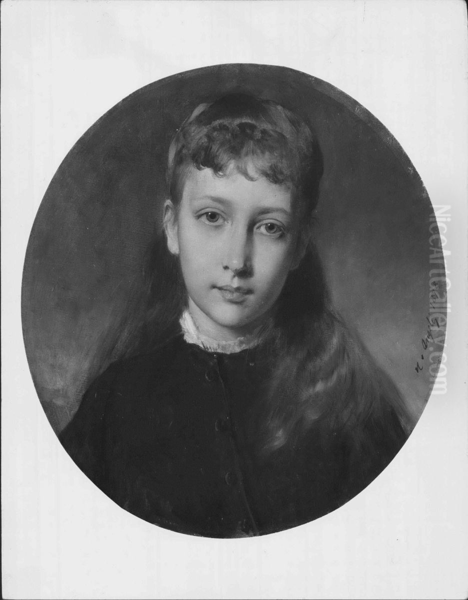 Princess Louise of Wales (1867-1931) Oil Painting by Baron Heinrich von Angeli