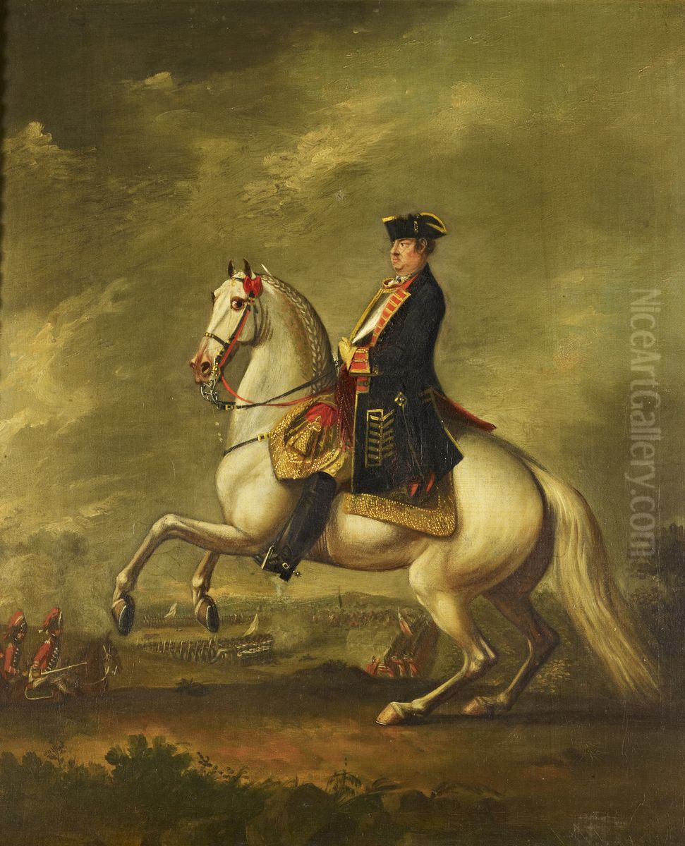 John Manners, Marquess of Granby (1721-1770) Oil Painting by David Morier
