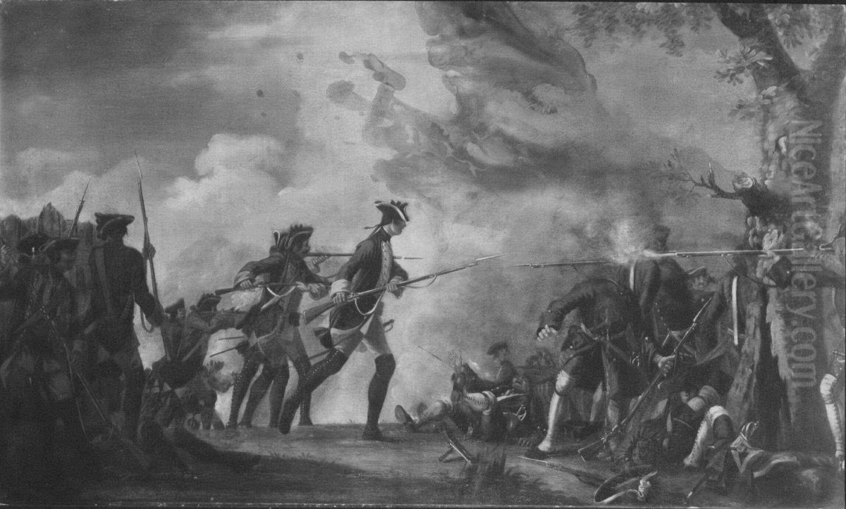 An Engagement between French Troops and a Detachment of the Dutch 