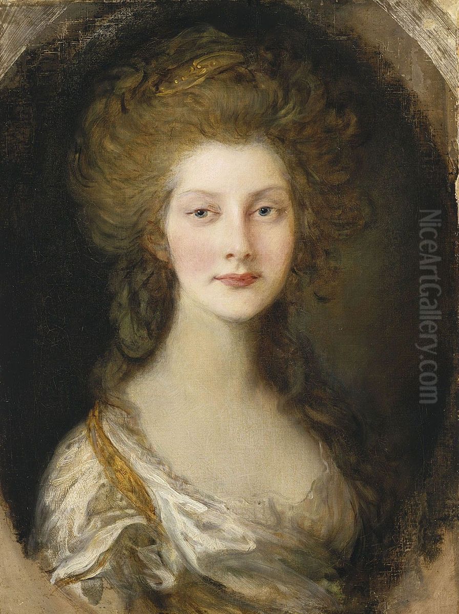 Princess Augusta (1768-1840) Oil Painting by Thomas Gainsborough