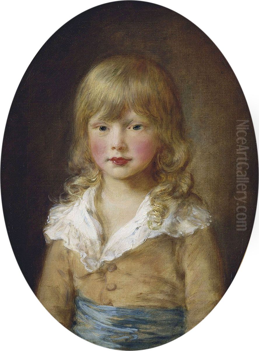 Prince Octavius (1779-83) Oil Painting by Thomas Gainsborough