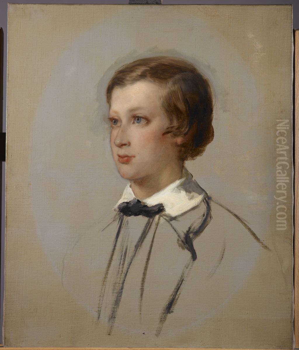 Edward VII (1841-1910), when Prince of Wales Oil Painting by Charles Louis Muller