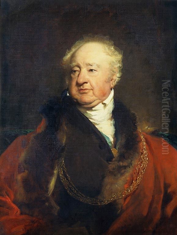 Sir William Curtis (1752-1829) Oil Painting by Thomas Lawrence