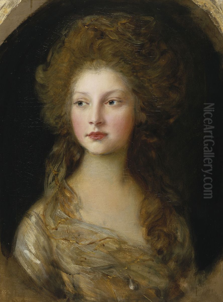 Princess Elizabeth (1770-1840) Oil Painting by Thomas Gainsborough
