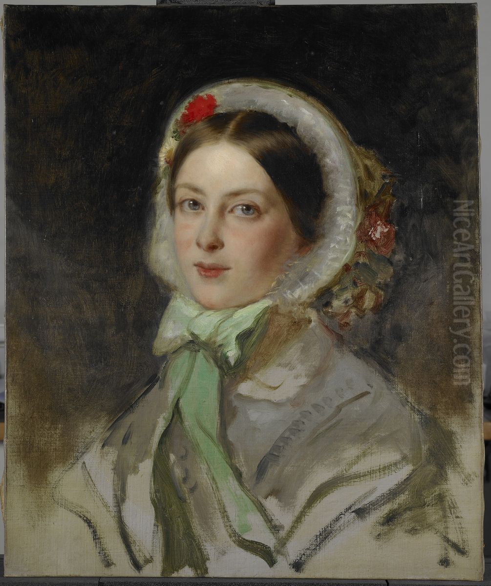 Victoria, Princess Royal (1840-1901) Oil Painting by Charles Louis Muller