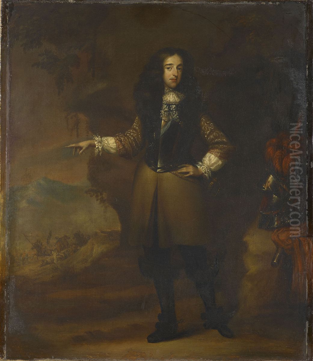 William III (1650-1702), when Prince of Orange Oil Painting by Caspar Netscher