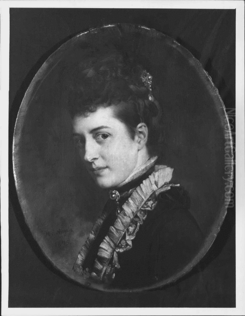 Alexandra, Princess of Wales (1844-1925) Oil Painting by Baron Heinrich von Angeli