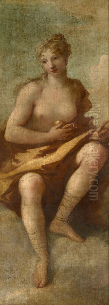 Venus Oil Painting by Giovanni Antonio Pellegrini