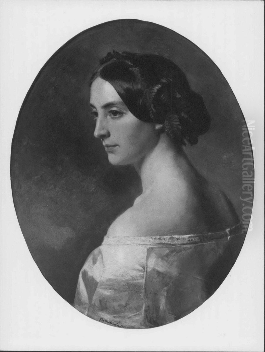 Elizabeth, Marchioness of Douro (1820-1904) Oil Painting by Franz Xavier Winterhalter