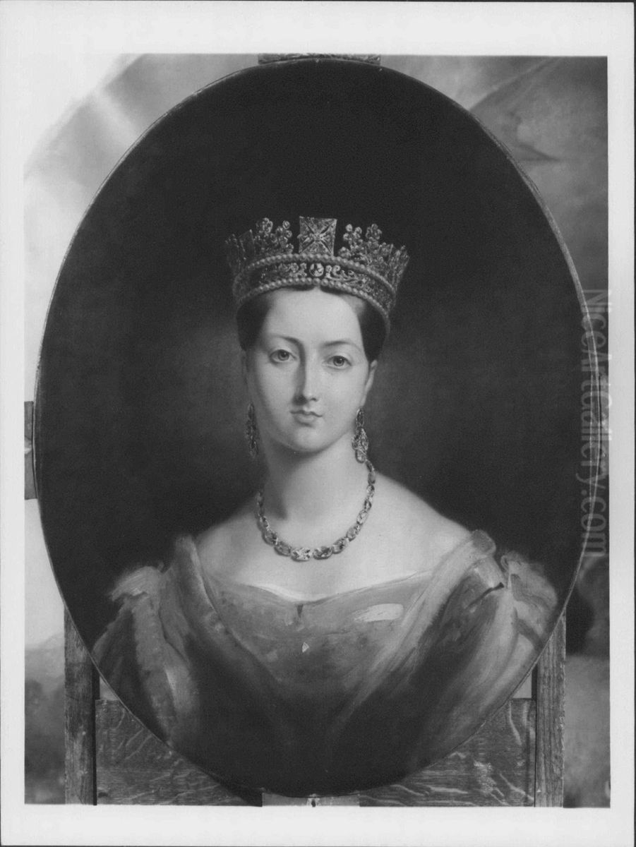 Queen Victoria (1819-1901) Oil Painting by George Hayter