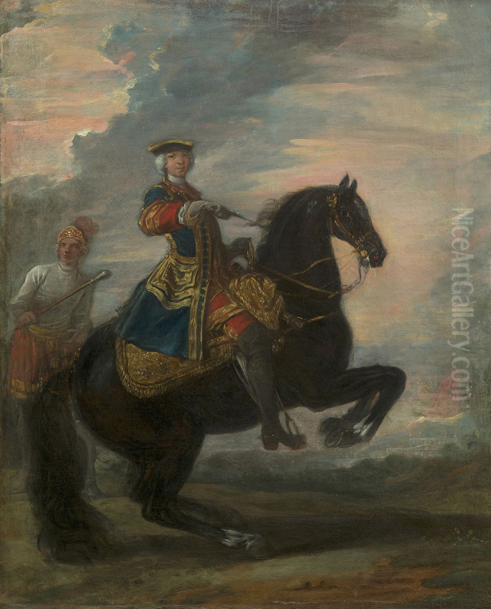 Charles, Prince de Nassau Oil Painting by Charles Parrocel