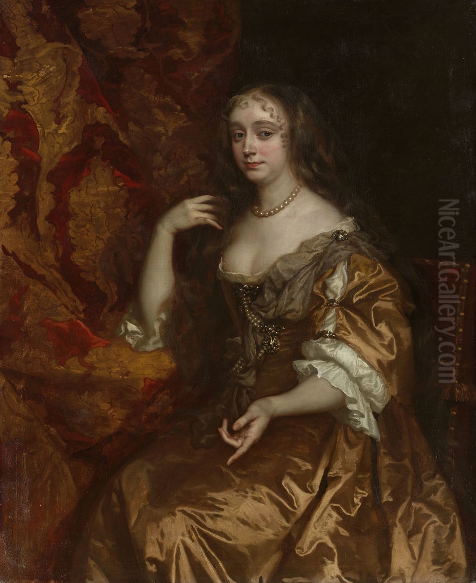 Anne Hyde, Duchess of York (1637-71) Oil Painting by Peter Lely