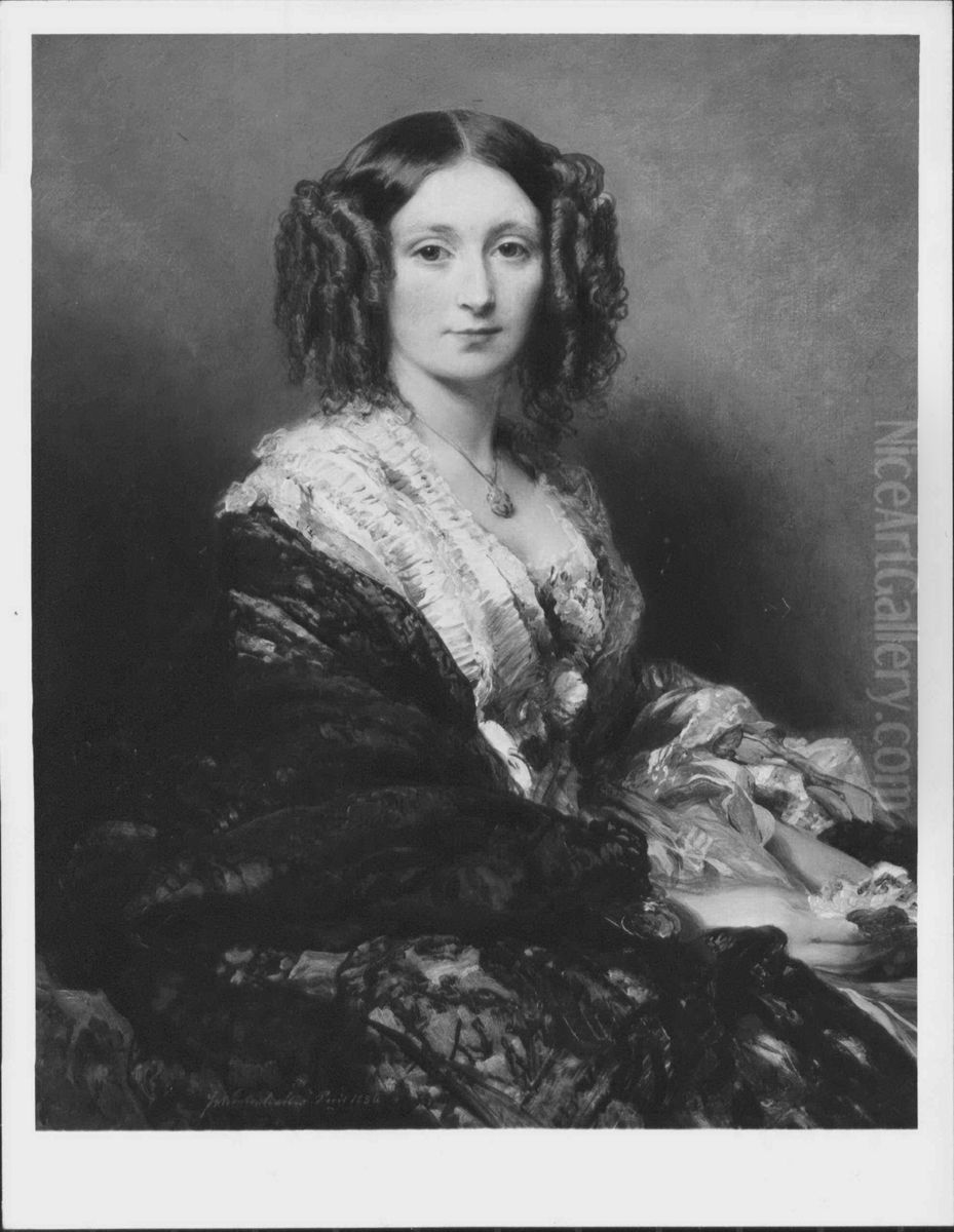 Jane, Marchioness of Ely (1821-1890) Oil Painting by Franz Xavier Winterhalter